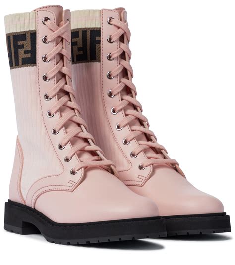 pink fendi boots|fendi trekking boots.